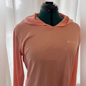 Coral Columbia sun protection tee